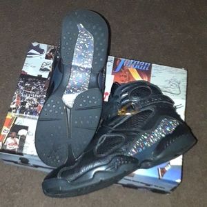 Jordan retro 8 black/multicolored limited edition